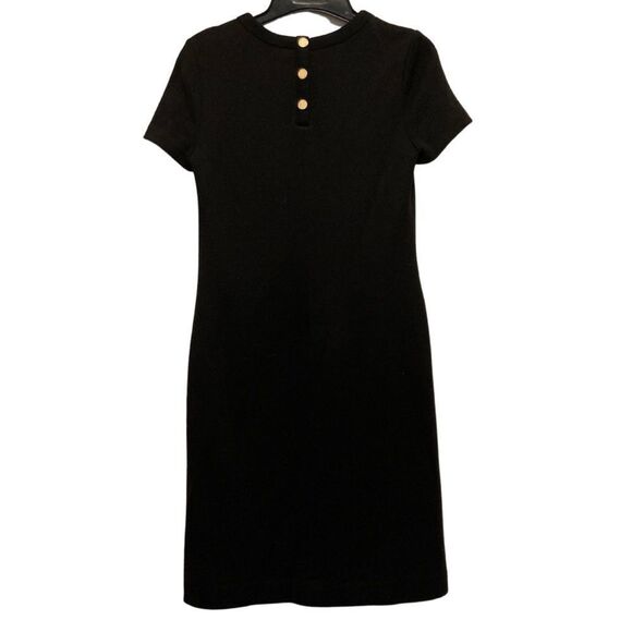 Tory Burch Anthea Black Wool Dress - Picture 4 of 13